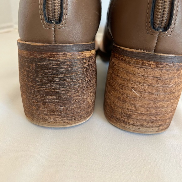 Oasis Society California Brown Tall Ankle Boot Size 9 - Picture 3 of 16